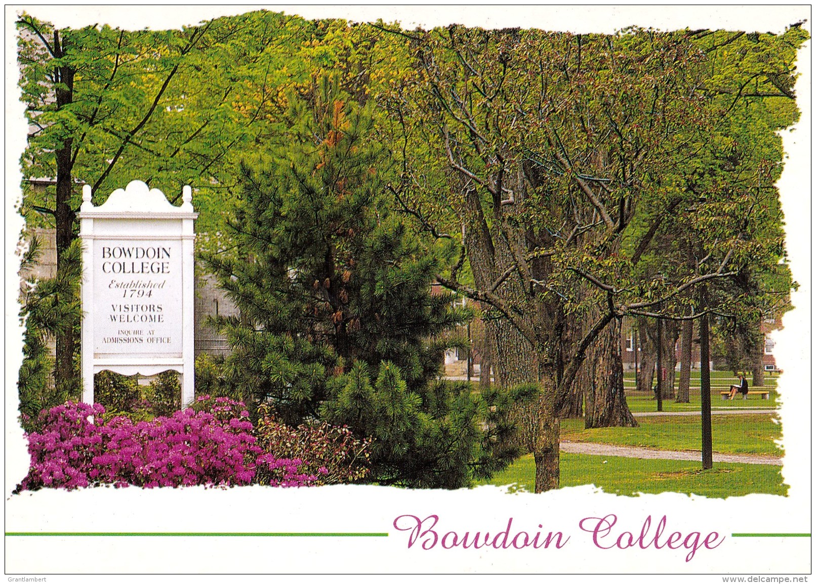 Bowdoin College, Brunswick, Maine, USA Unused - Other & Unclassified