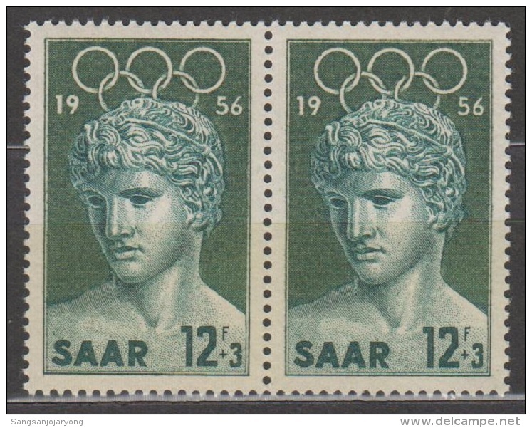 Saar ScB109 1956 Melbourne Olympics, Victor Of Benevent, Jeux Olympiques, Pair - Sommer 1956: Melbourne