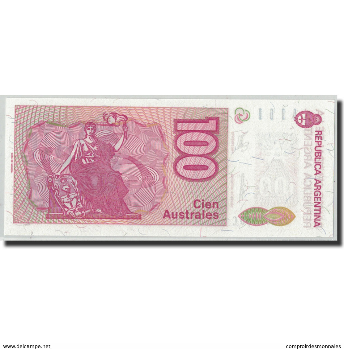 Billet, Argentine, 100 Australes, Undated (1985-90), KM:327c, NEUF - Argentinien