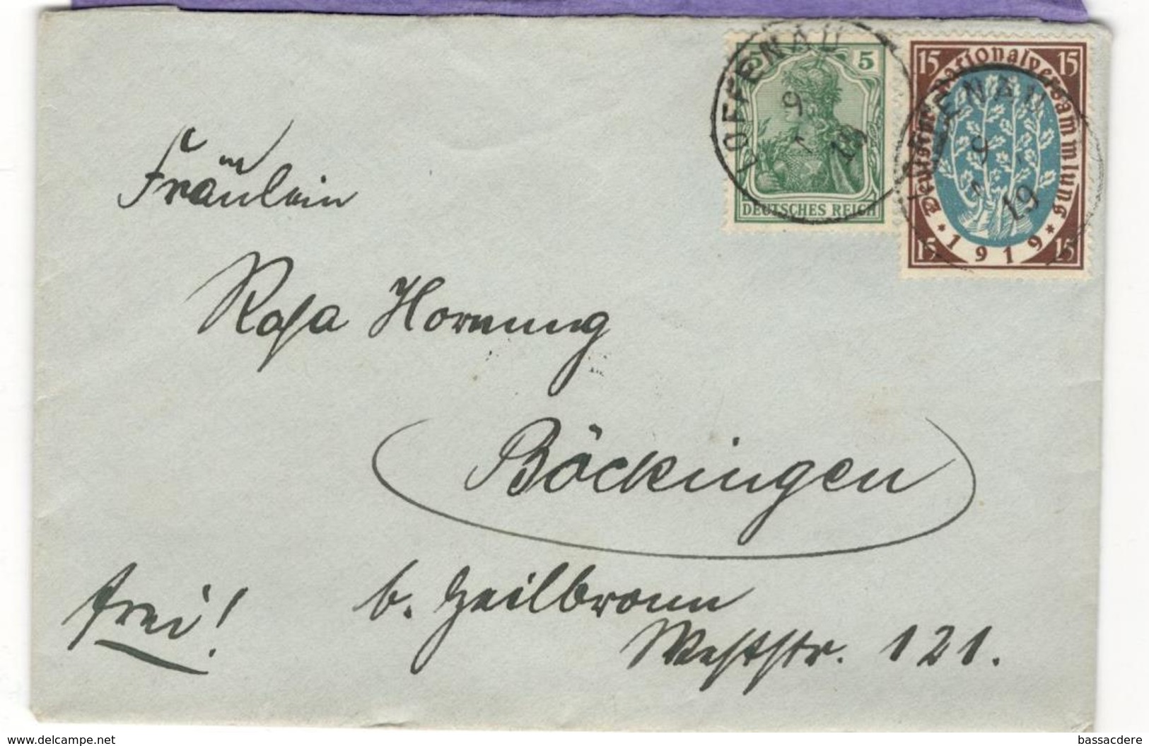 2886 - LOFFENAU - Storia Postale