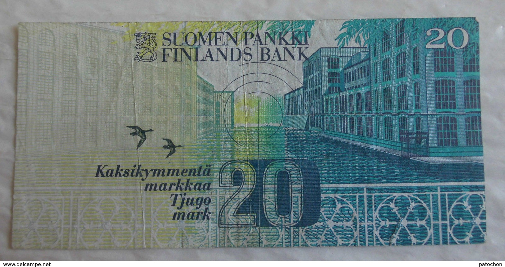 Billet De Banque De Finlande 20 Markkaa 1993 Vaino Linna. - Finland