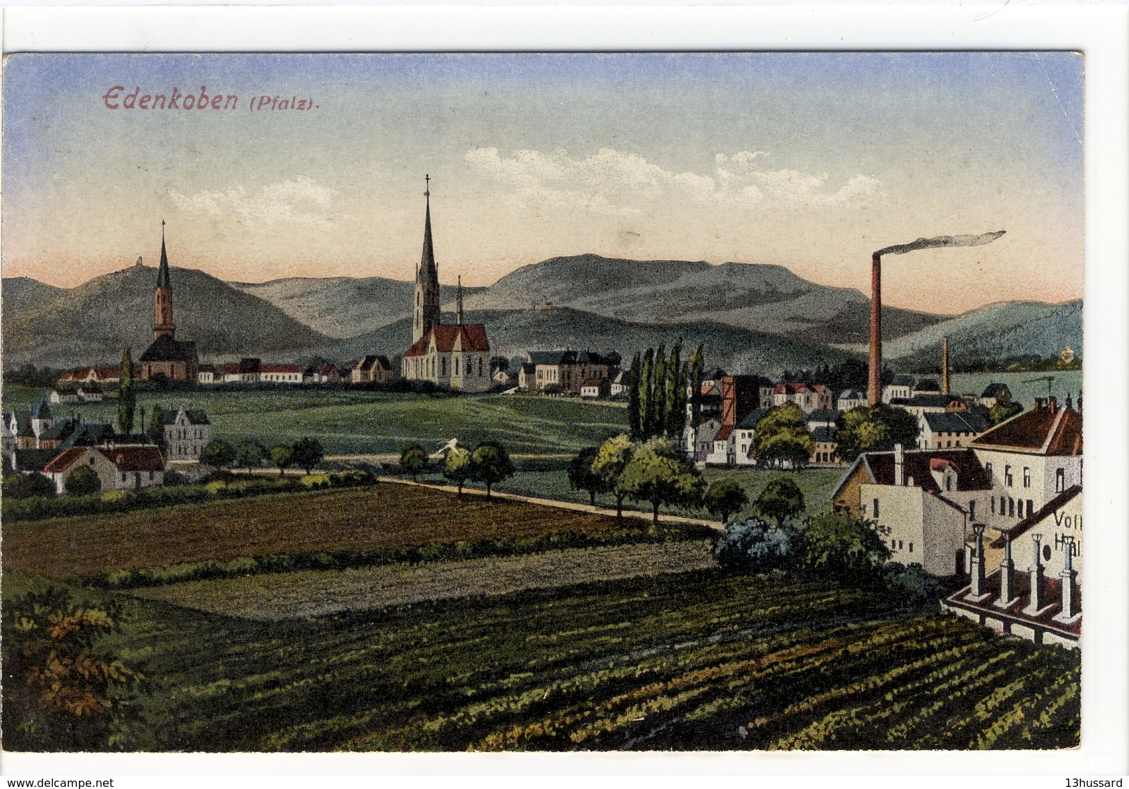 Carte Postale Ancienne Efenkoben - Pfalz - Edenkoben