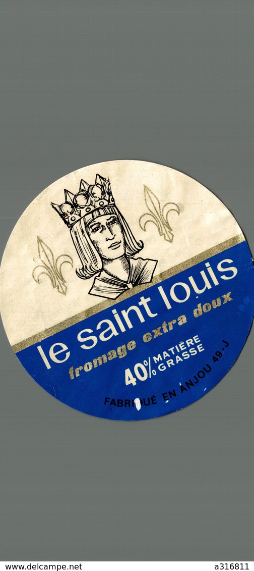 ANCIENNE ETIQUETTE DE CAMEMBERT LE SAINT LOUIS - Fromage