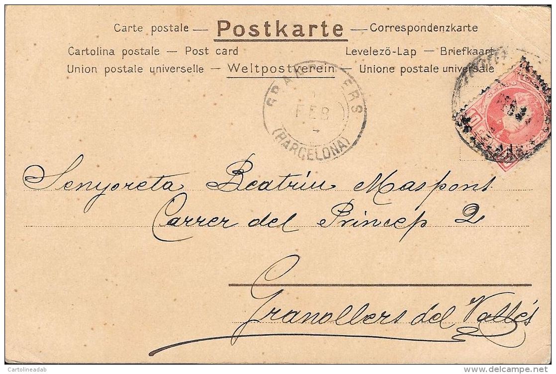 [DC11969] CPA - FERDINAND SPIEGEL - PERFETTA - Viaggiata 1904 - Old Postcard - Spiegel, Ferdinand