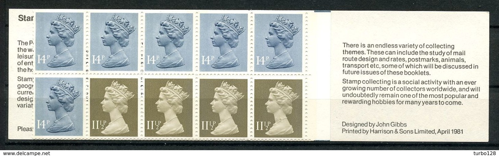 Gd Bretagne 1981 Carnet N° C966ab ** Neuf MNH Superbe Cote 15 €  Elizabeth II - Libretti