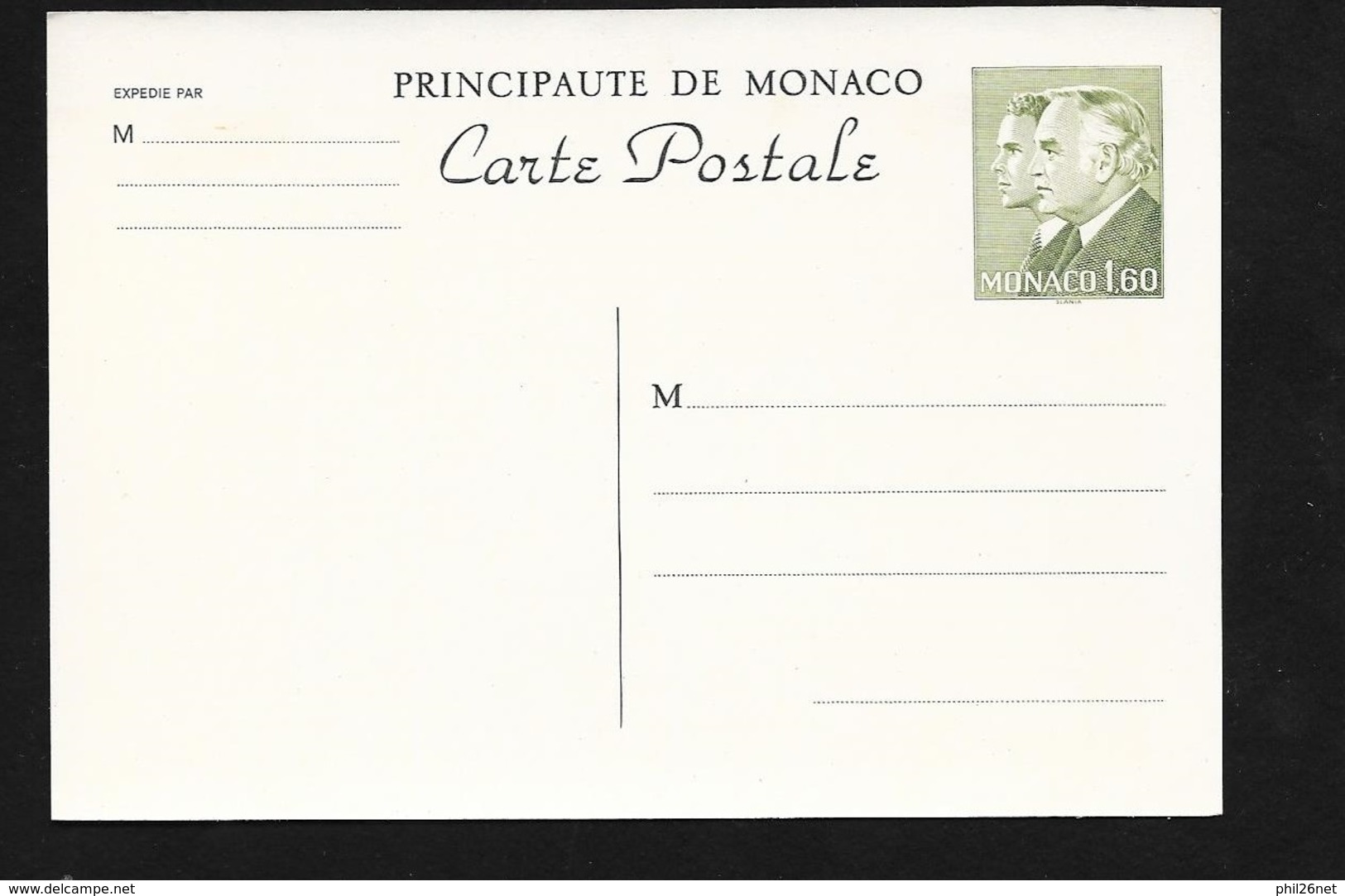 Entier Postal Carte Postale CP-1335 1F60 Vert Neuf TB - Postwaardestukken