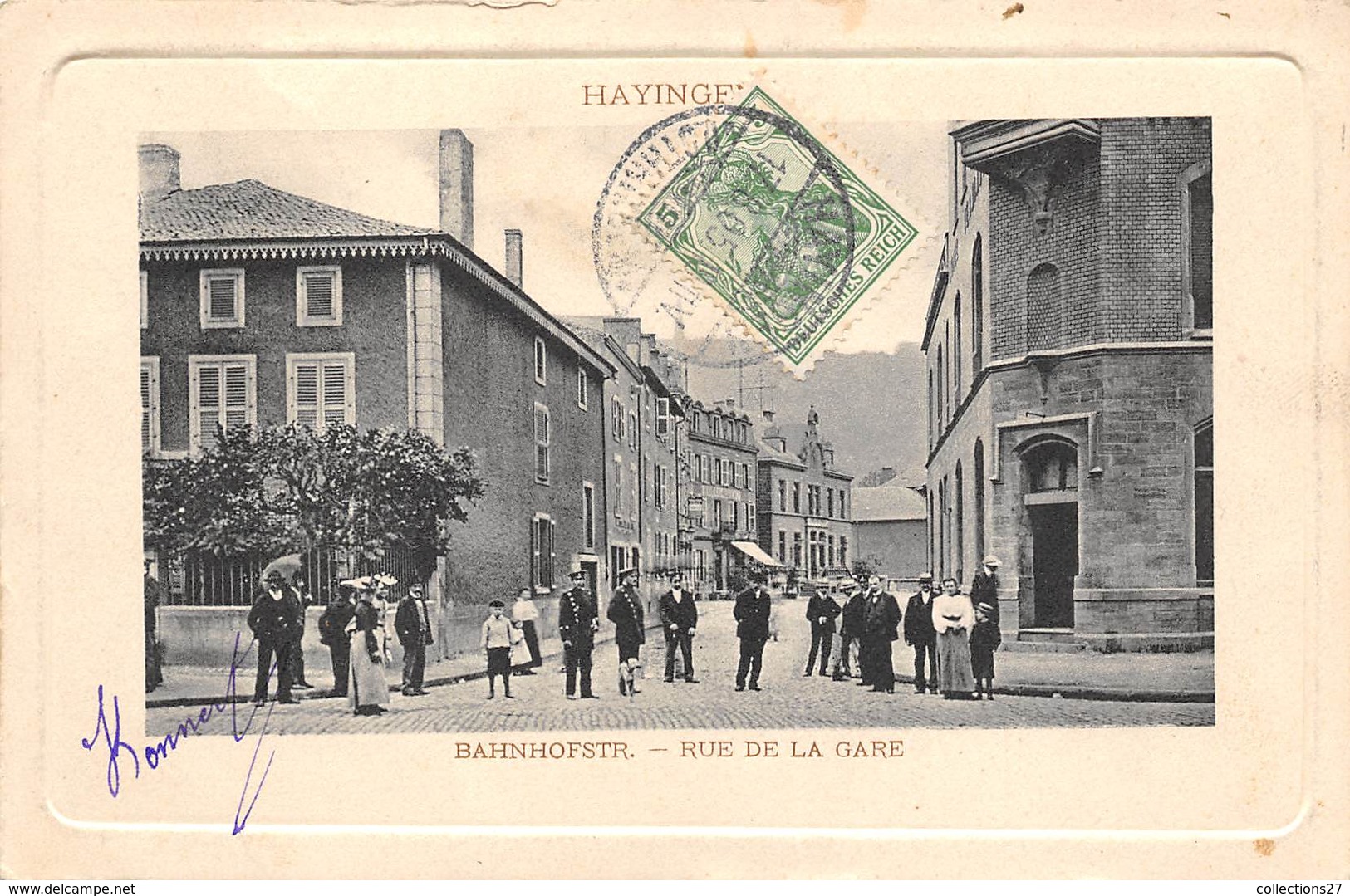 57-HAYINGEN- BAHNOFSTR- RUE DE LA GARE - Hayange