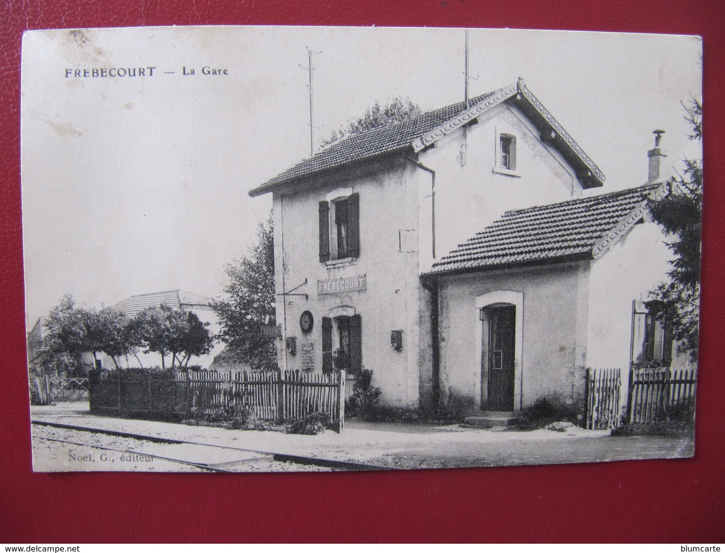 CPA - FREBECOURT - LA GARE - Other & Unclassified