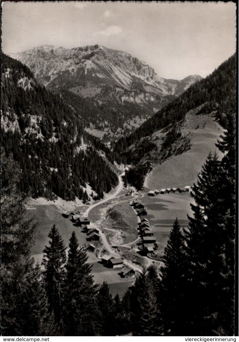 ! Ansichtskarte, 1949 Steg Mit Ochsenkopf, Liechtenstein, Poststempel Triesenberg, Alpen - Liechtenstein