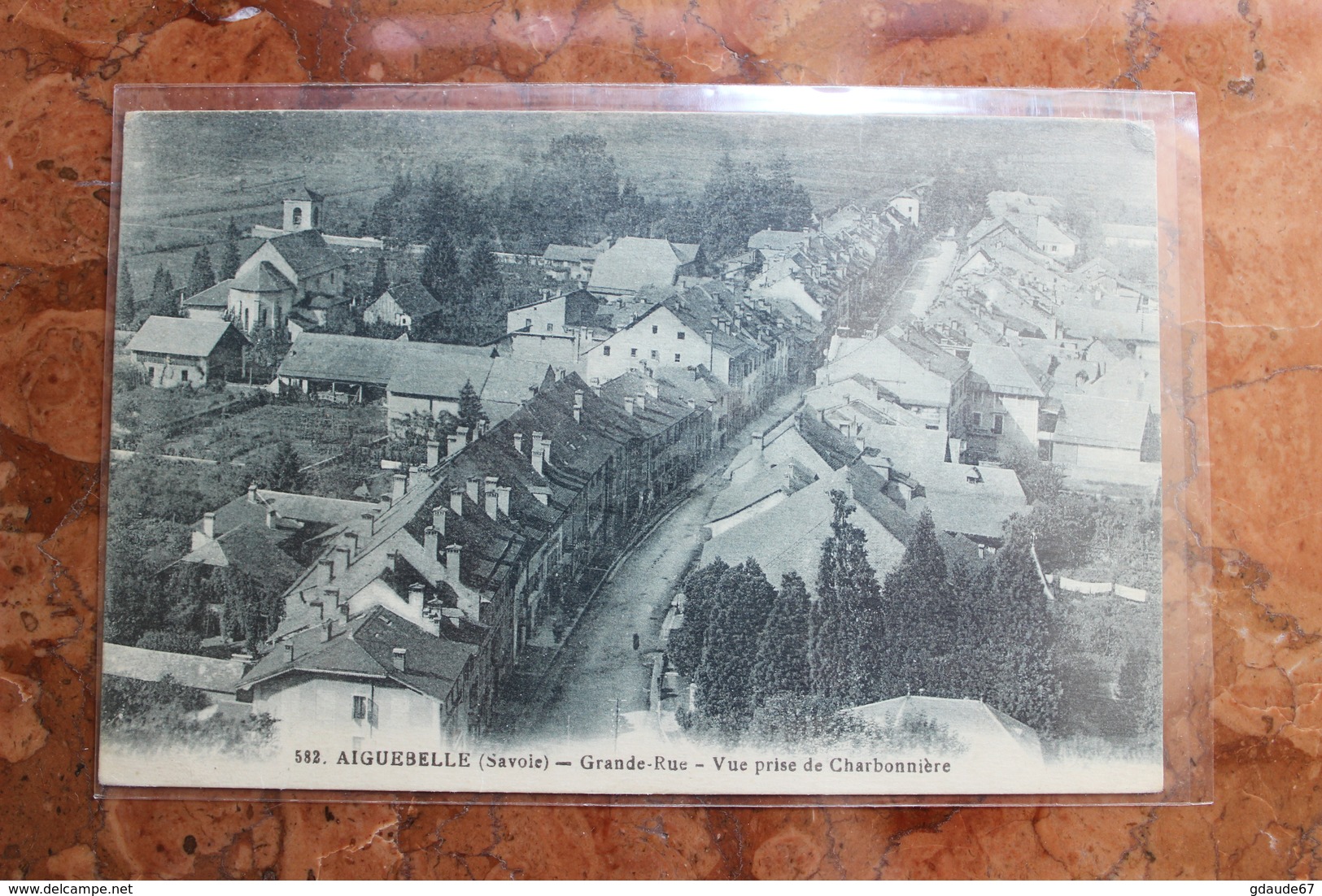 AIGUELLES (73) - GRANDE RUE - VUE PRISE DE CHARBONNIERES - Aiguebelle