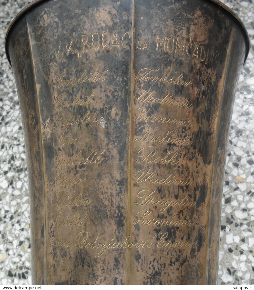 ROWING POKAL PEHAR, CUP VK BORAC OSIJEK PRVAK FNRJ PODMLADKA 1951 JUGOSLAVIJA, RRARE - Rudersport