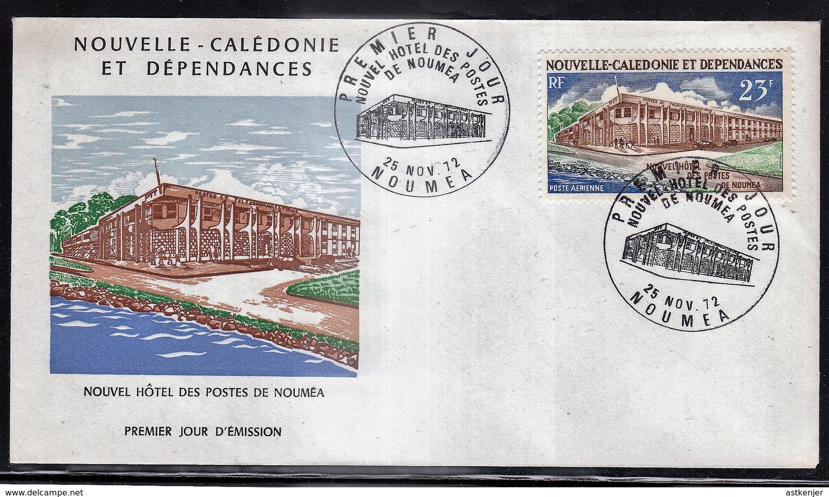 NOUVELLE CALEDONIE - FDC De 1972 N° PA 134 - Covers & Documents