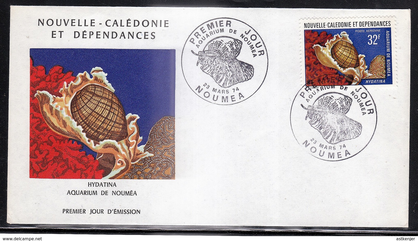 NOUVELLE CALEDONIE - FDC De 1974 N° PA 150 à 152 - Storia Postale