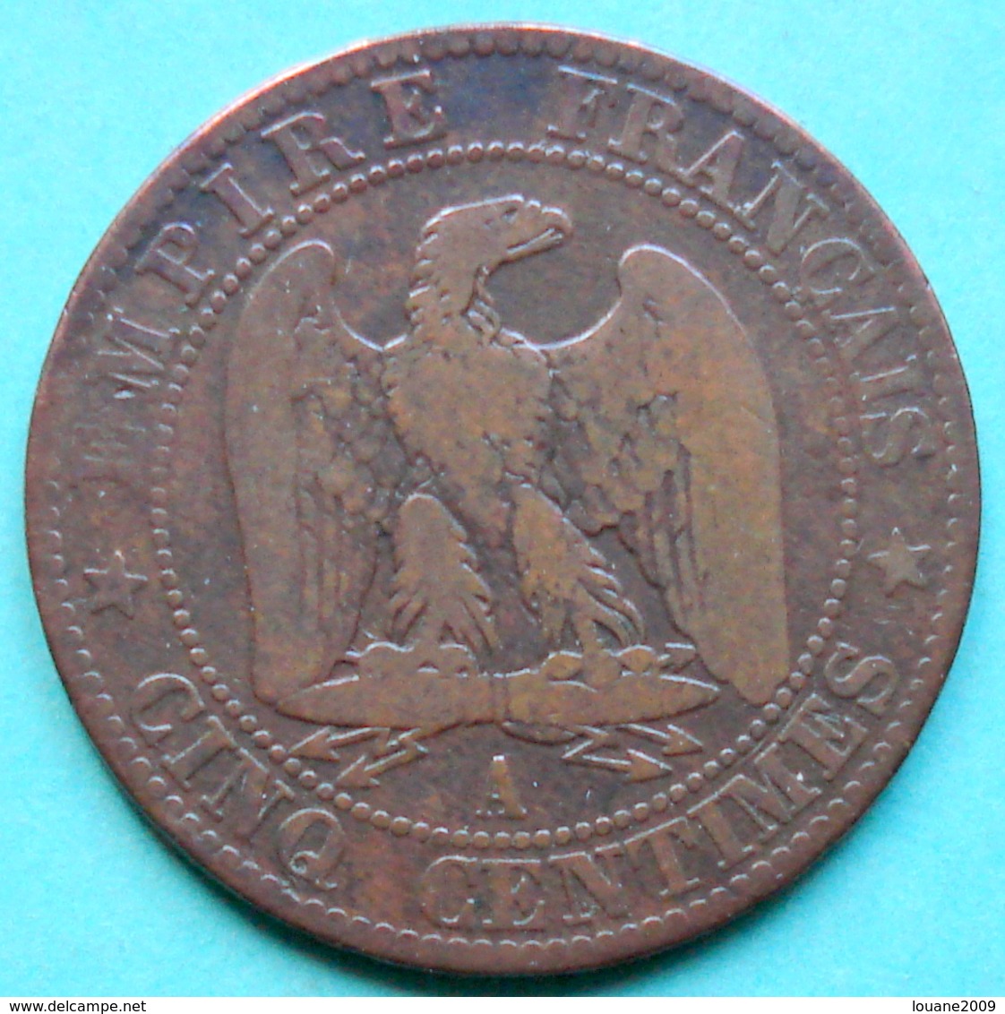 France - Pièce De Monnaie 5 Centimes Napoléon 1853 A - Autres & Non Classés