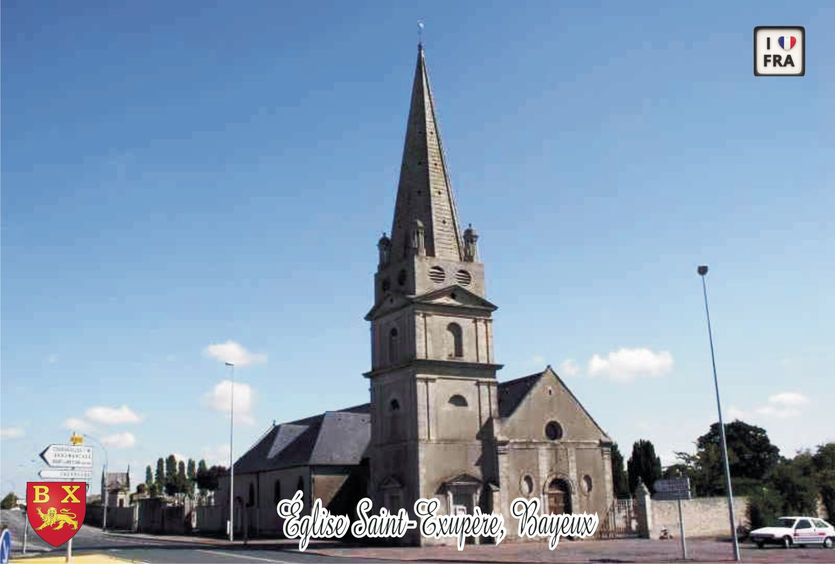 Carte Postale, églises, Churches In France, Calvados, Bayeux, Église Saint-Exupère 2 - Kirchen U. Kathedralen