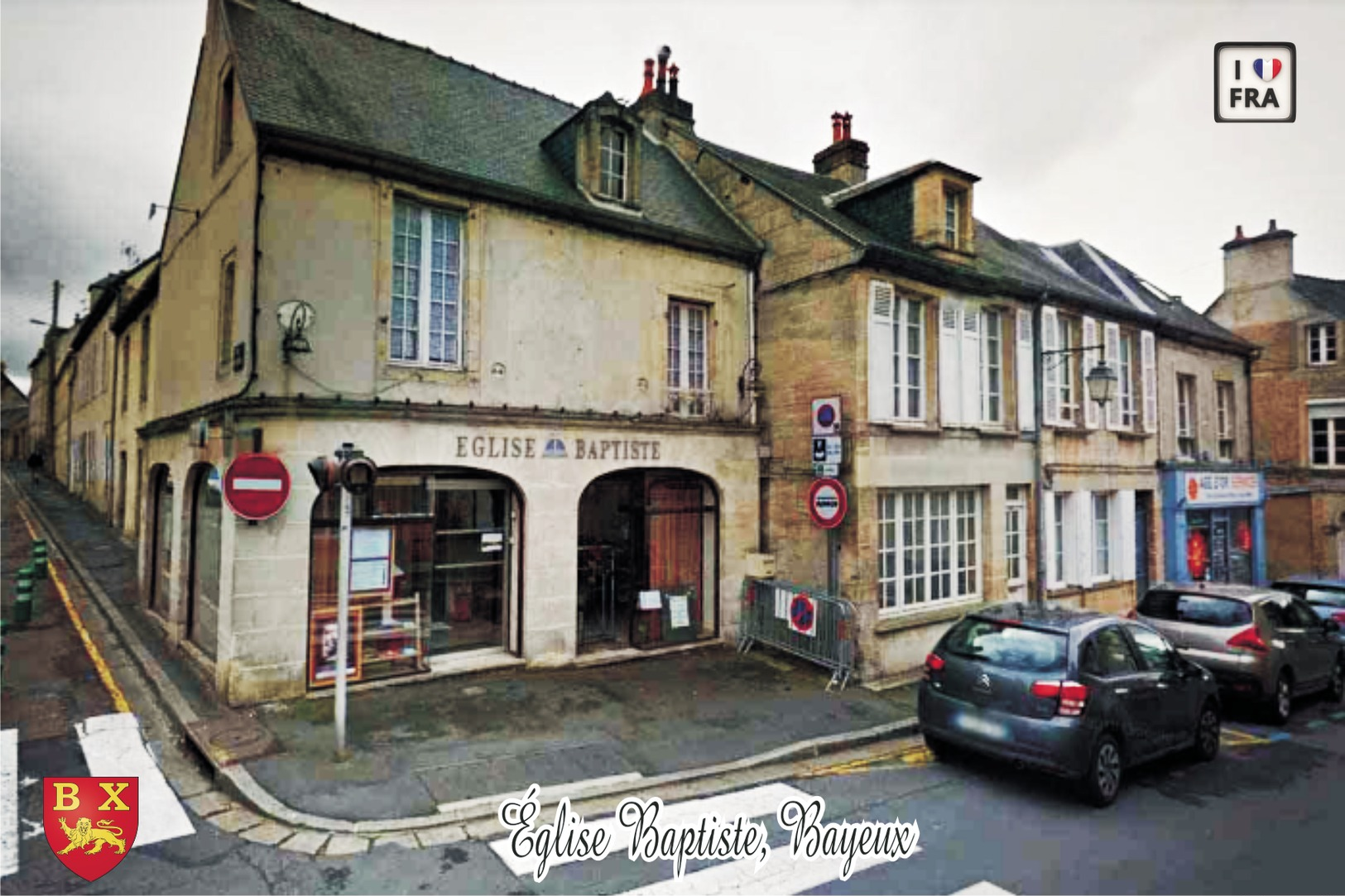 Carte Postale, églises, Churches In France, Calvados, Bayeux, Église Baptiste - Eglises Et Cathédrales