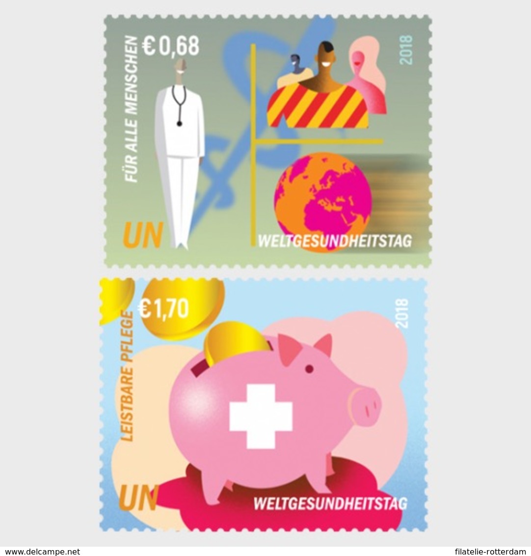 VN / United Nations (Vienna) - Postfris / MNH - Complete Set World Health Day 2018 - Ongebruikt