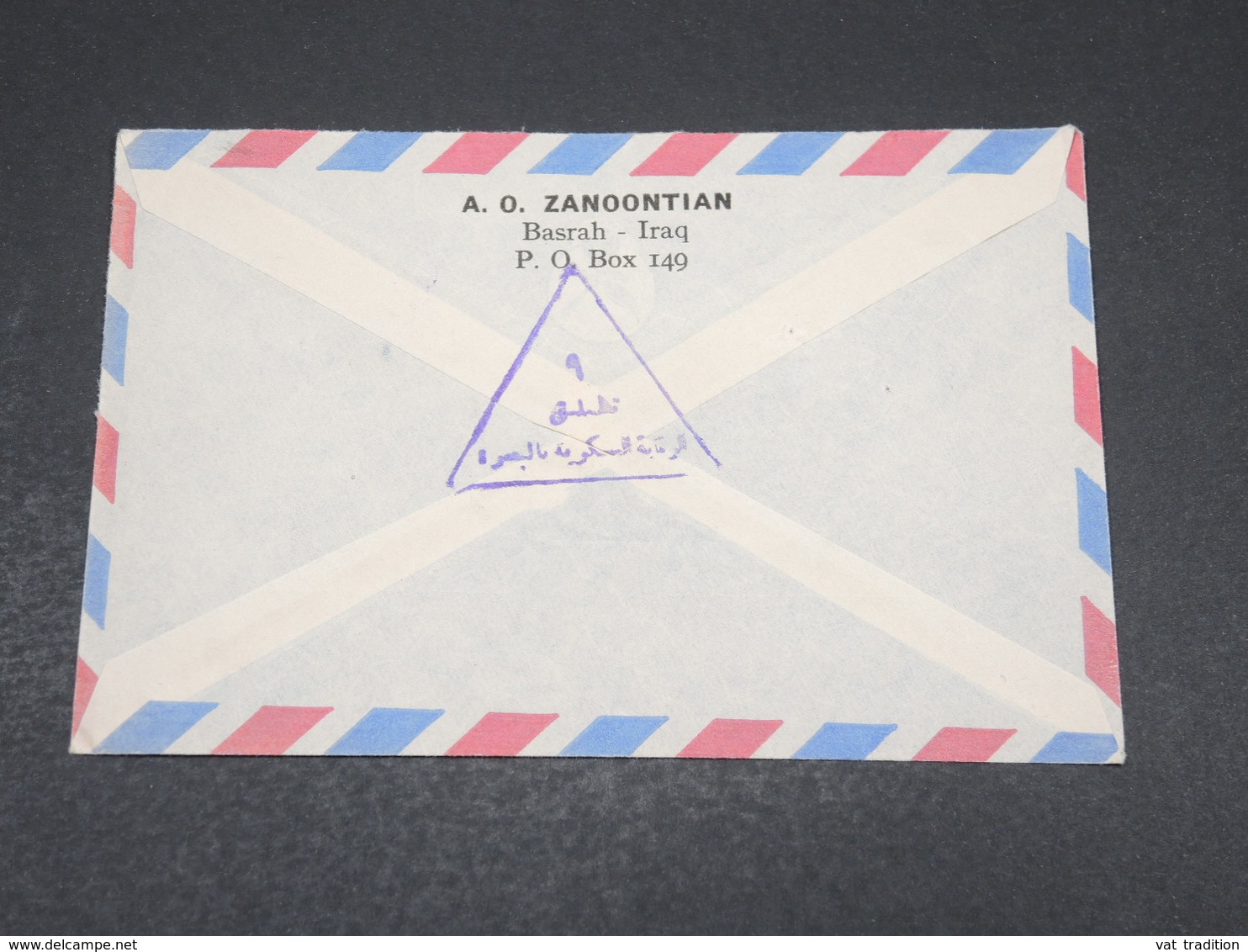 IRAQ - Enveloppe De Basrah Pour La France - L 17487 - Iraq