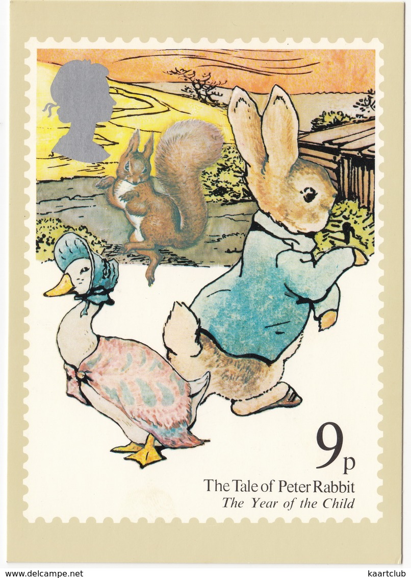'The Tale Of Peter Rabbit' -  The Year Of The Child  (9p Stamp) -  1979 - (U.K.) - Postzegels (afbeeldingen)