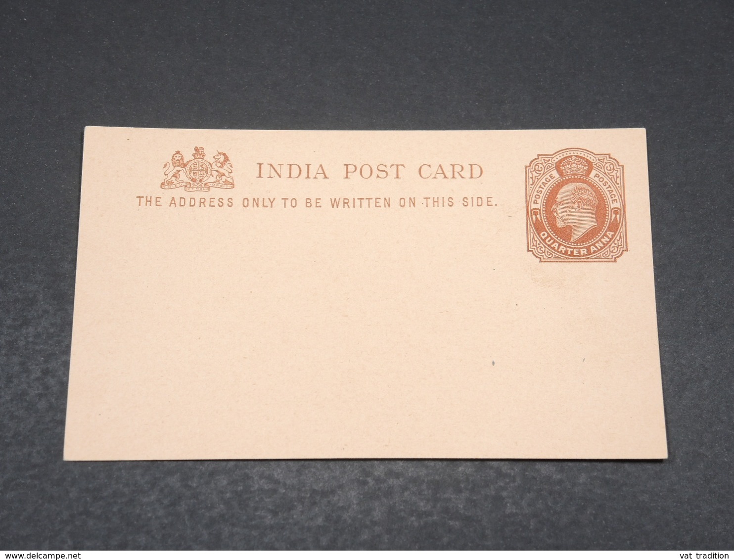 INDE - Entier Postal Non Circulé - L 17503 - 1902-11  Edward VII