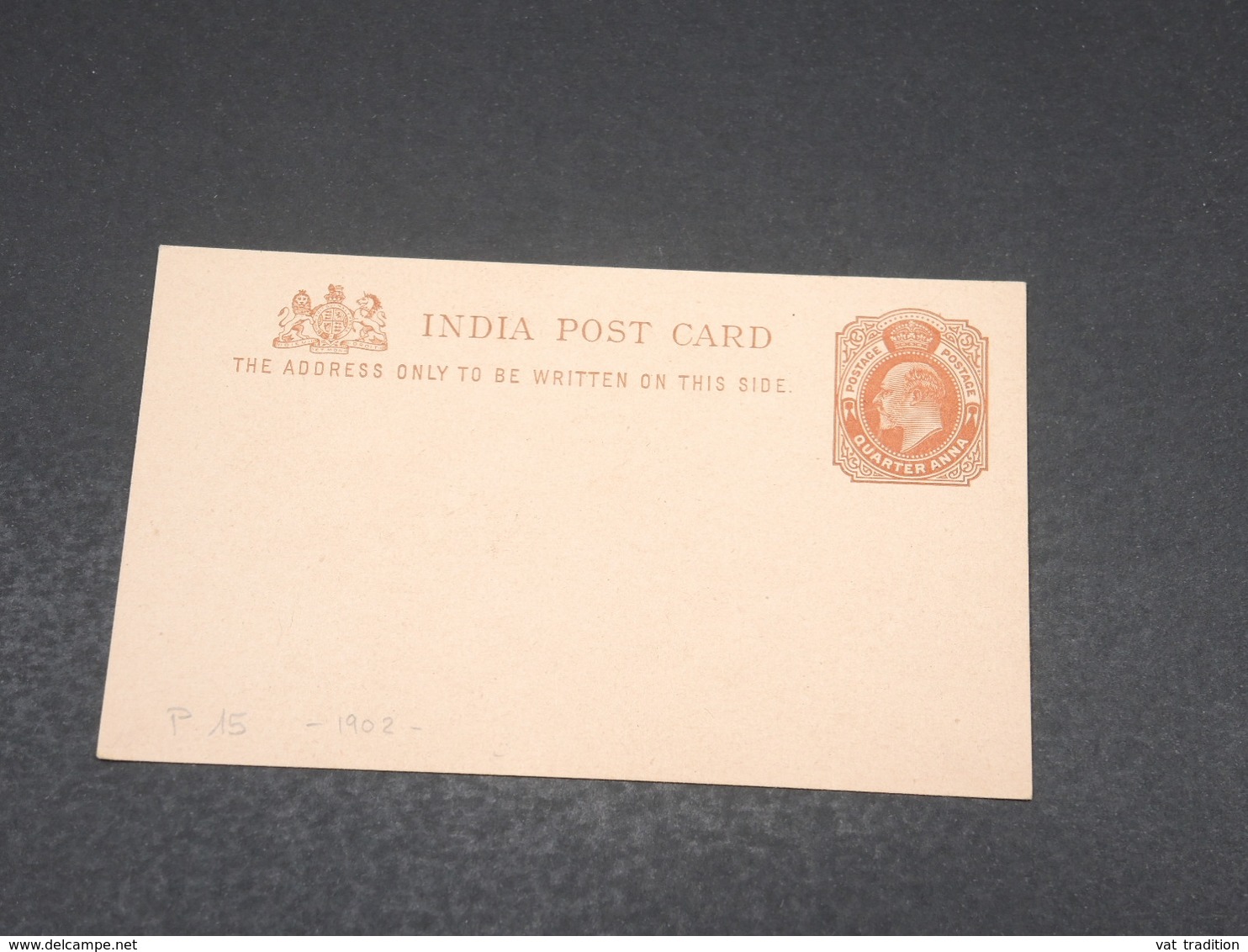 INDE - Entier Postal Non Circulé - L 17504 - 1902-11 King Edward VII