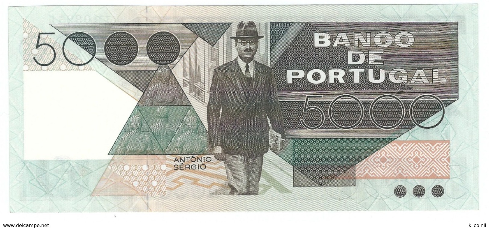 Portugal - 5000 Escudos (5000$00) 1981 - AUNC / Presque NEUF - Portugal