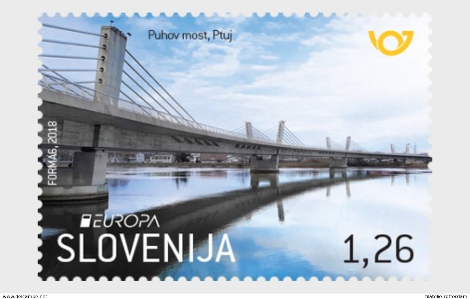 Slovenië / Slovenia - Postfris / MNH - Complete Set Europa, Bruggen 2018 - Slovenië