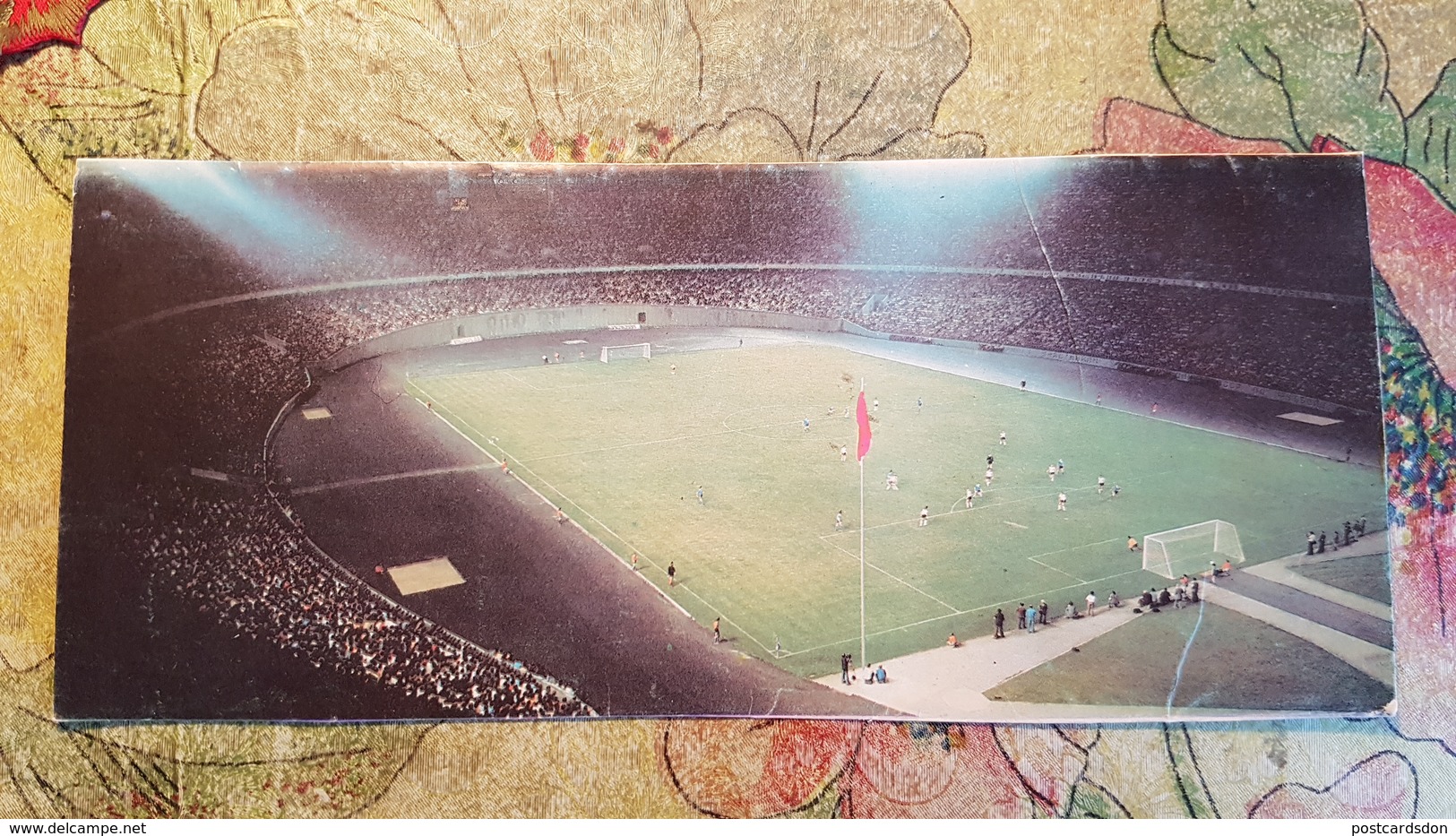 GEORGIA. TBILISI. CENTRAL STADIUM - STADE. Long Format  Old USSR Postcard - Stadiums