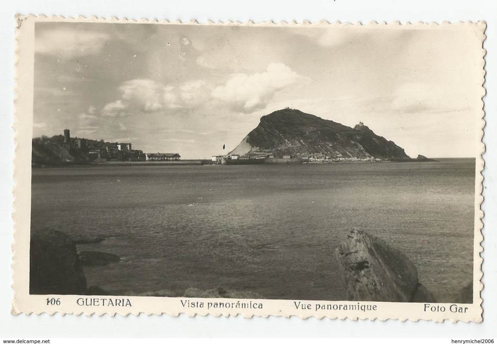 Espagne Espana Pais Vasco San Sebastian Guetaria Vue Panoramique Foto Gar - Guipúzcoa (San Sebastián)