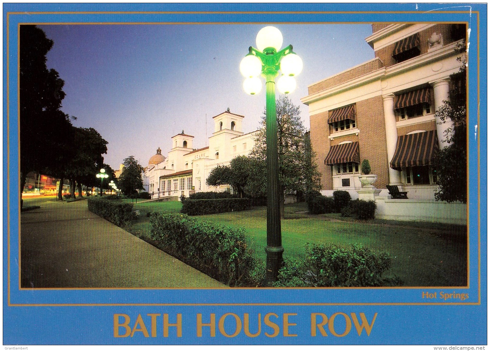 Bath House Row, Hot Springs, Arkansas, USA Unused - Hot Springs