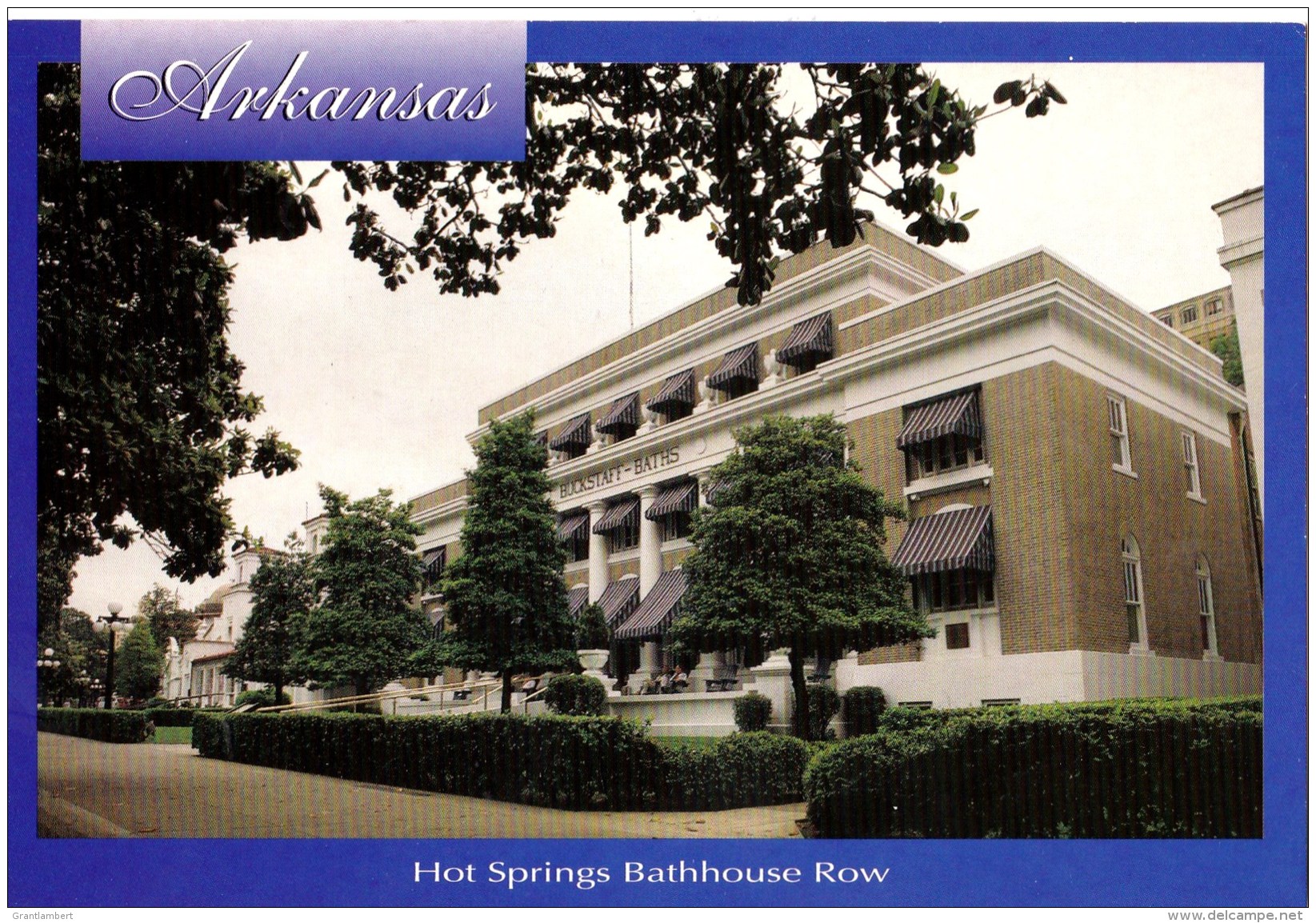 The Buckstaff, Bathhouse Row, Hot Springs, Arkansas, USA Unused - Hot Springs