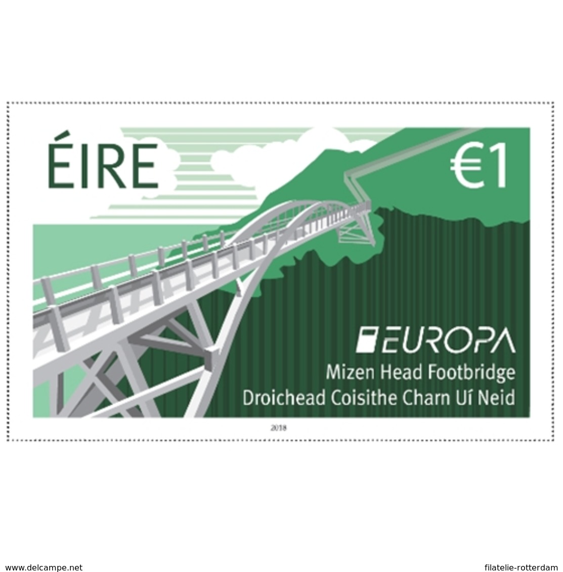 Ierland / Ireland - Postfris / MNH - Complete Set Europa, Bruggen 2018 - Neufs