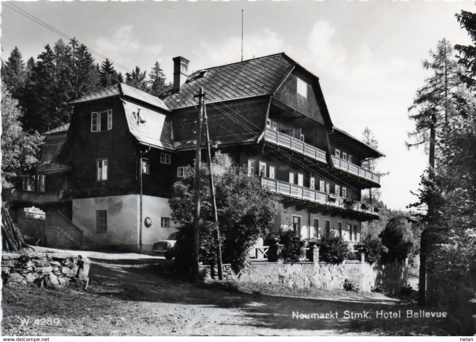 NEUMARKT STMK-HOTEL BELLEVUE-REAL PHOTO-NON VIAGGIATA - Neumarkt