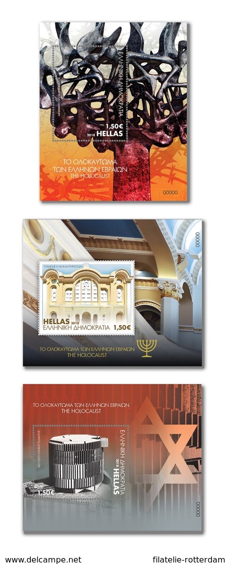 Griekenland / Greece - Postfris / MNH - Complete Set Holocaust 2018 - Unused Stamps