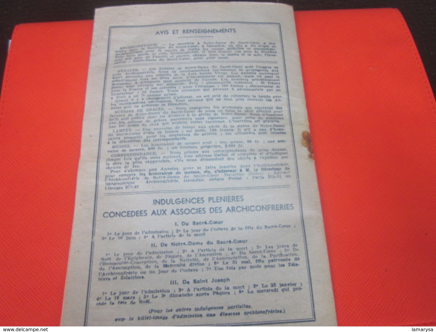 1946 ANNALES DE NOTRE-DAME DU SACRE-CŒUR-ACTIONS DE GRACE-VIE RELIGIEUSE-EGLISE à ISSOUDUN -MISSIONS-Culture  Religion