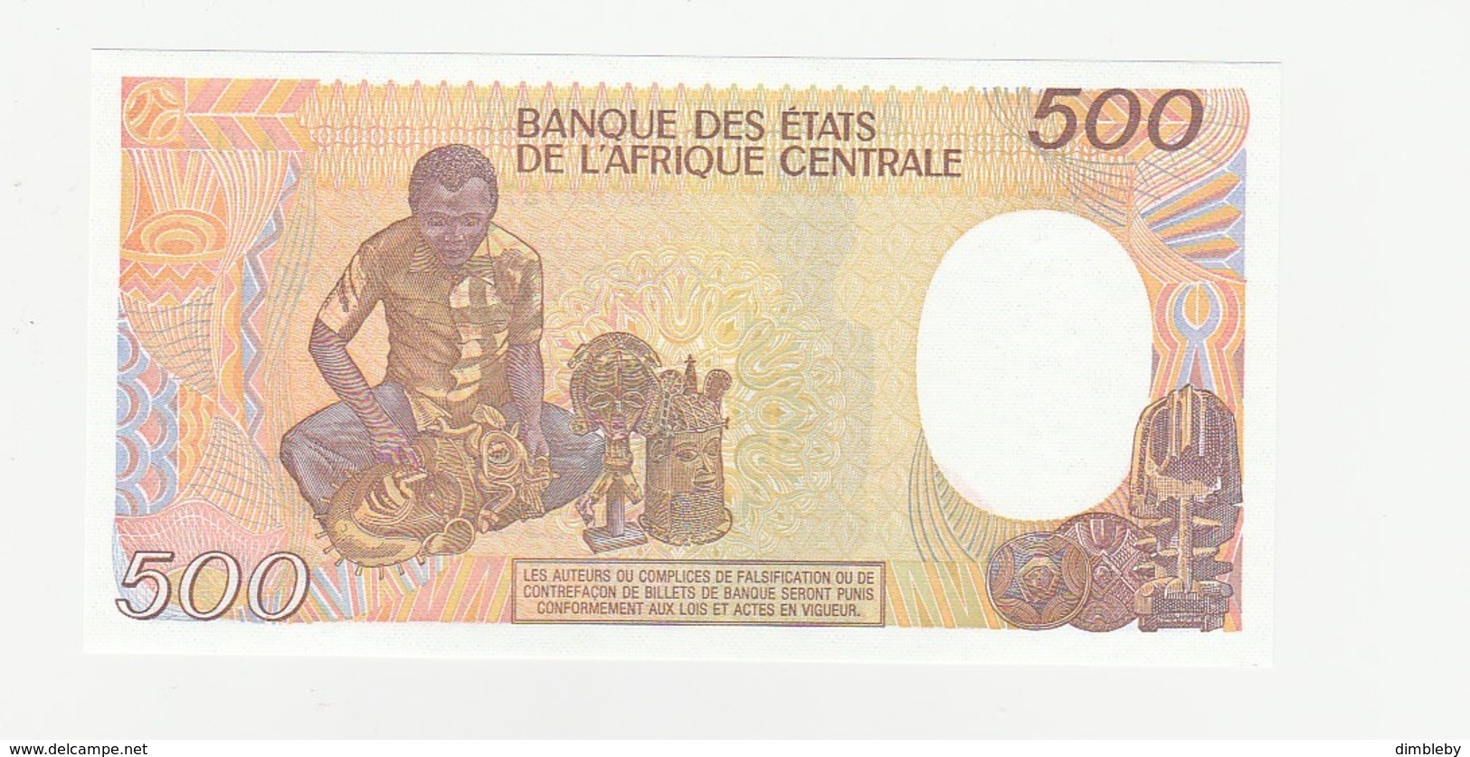 500 Francs UNZ - Gabon