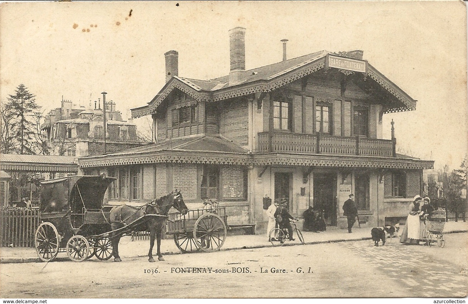 LA GARE + ATTELAGE - Fontenay Aux Roses