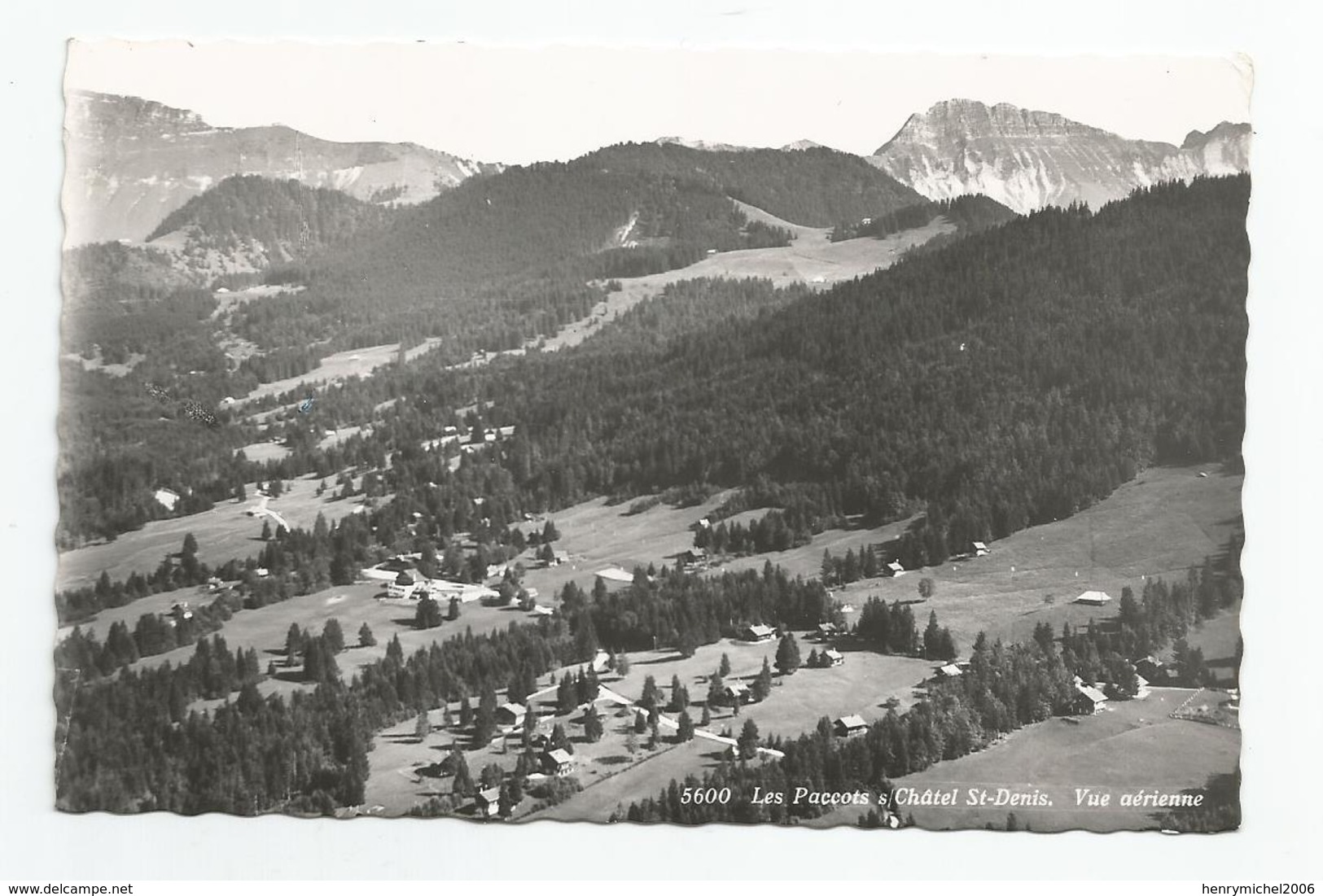 Suisse Fribourg Les Paccots Sur Chatel St Denis Vue Aérienne Ed Photo Metzger - Châtel-Saint-Denis