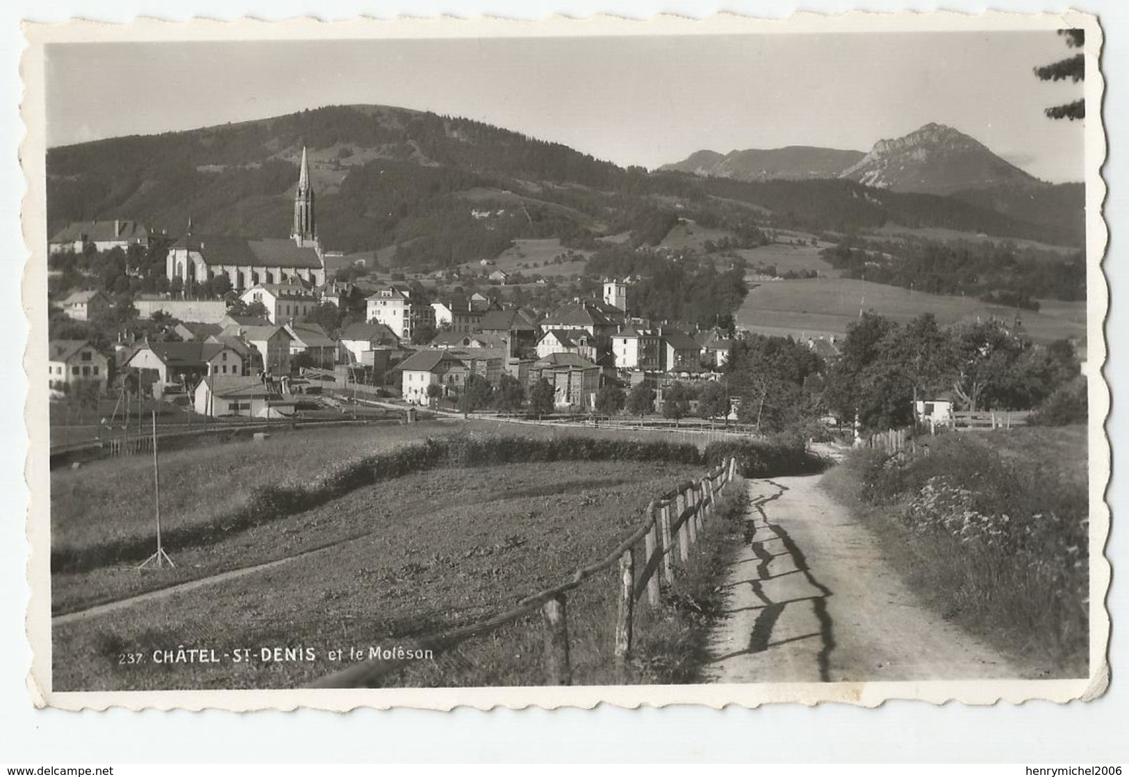 Suisse Fribourg  Chatel St Denis Et Le Moléson  Ed Photo Perrochet - Châtel-Saint-Denis