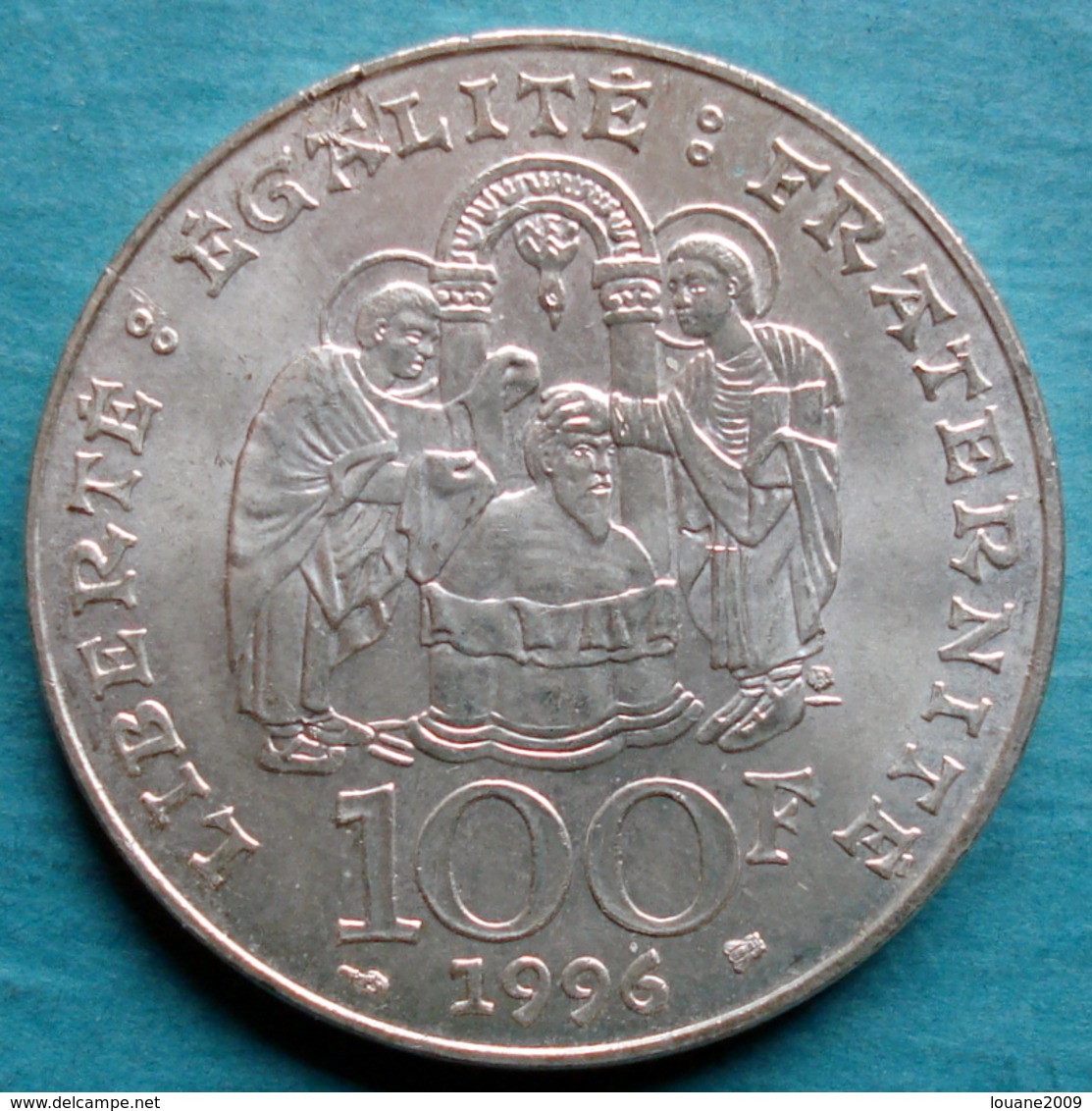 France - Pièce De Monnaie 100 Francs Baptême De Clovis 1996 Argent Superbe - Autres & Non Classés
