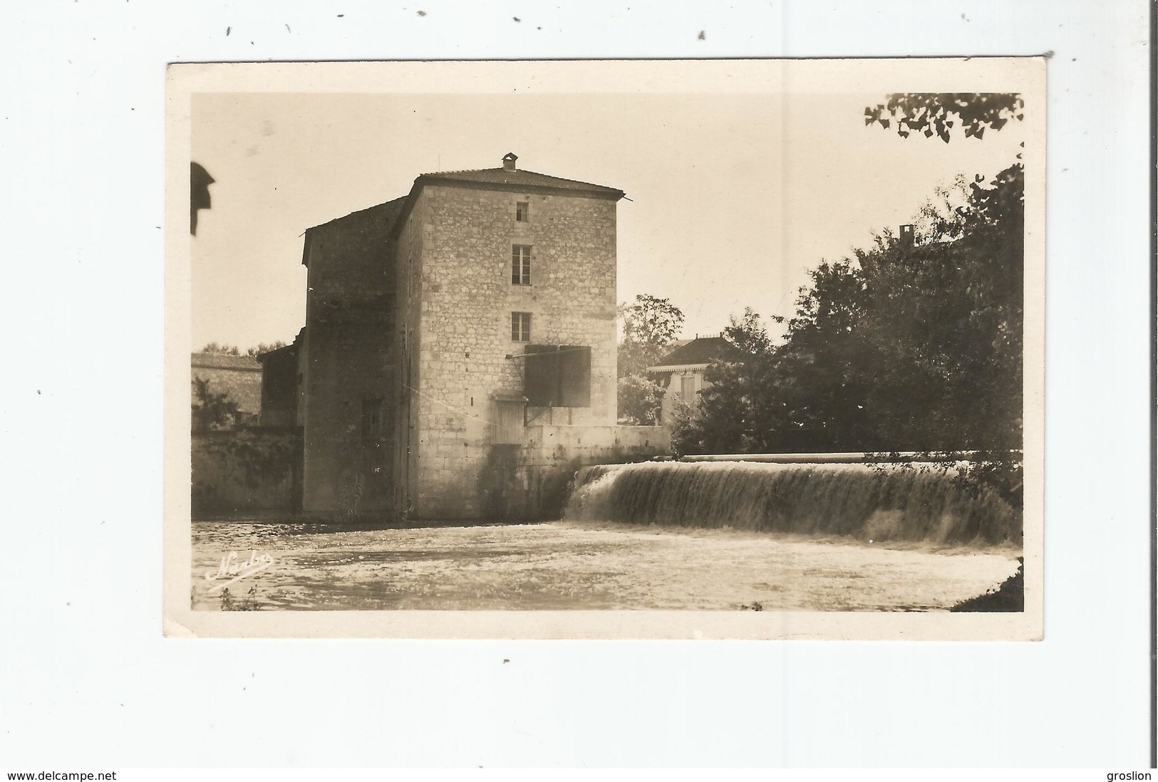 ASTAFFORT (LOT ET GARONNE) CARTE PHOTO LE MOULIN ET LE BARRAGE - Astaffort