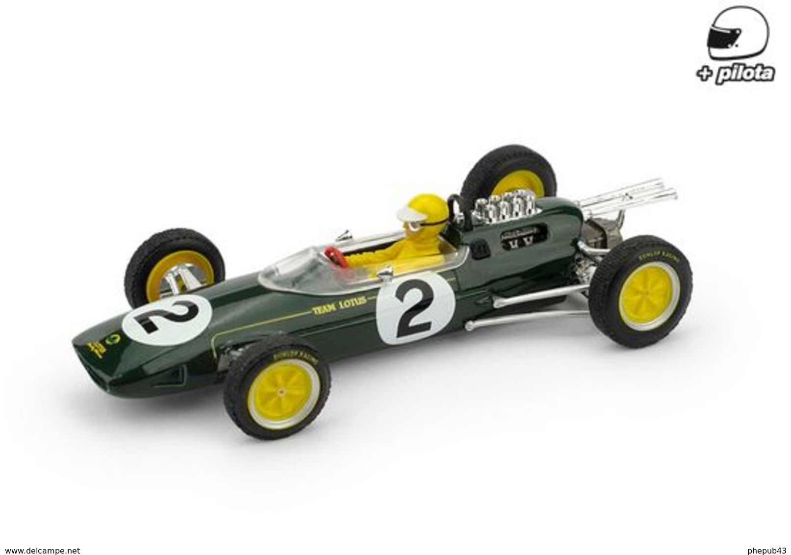 Lotus 25 - Trevor Taylor - 2nd Belgium GP 1963 #2 - Brumm + Pilot - Brumm