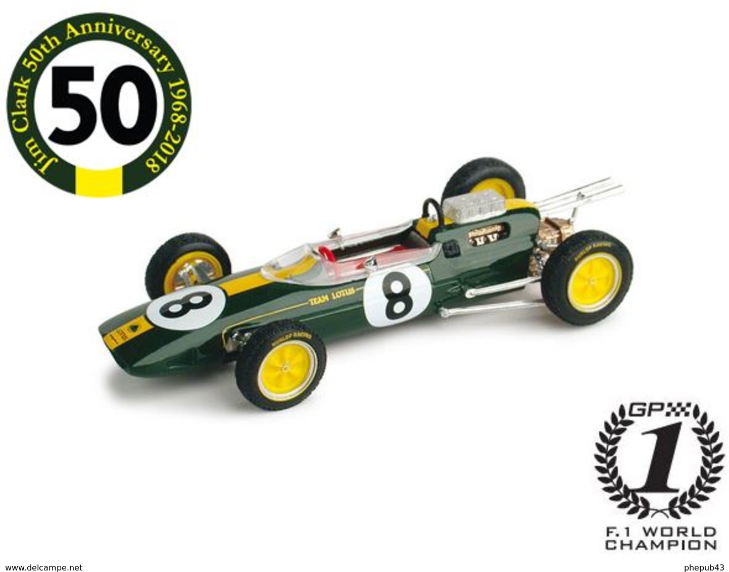 Lotus 25 - Jim Clark - 1st GP Italy 1963 #8 - Brumm - Brumm