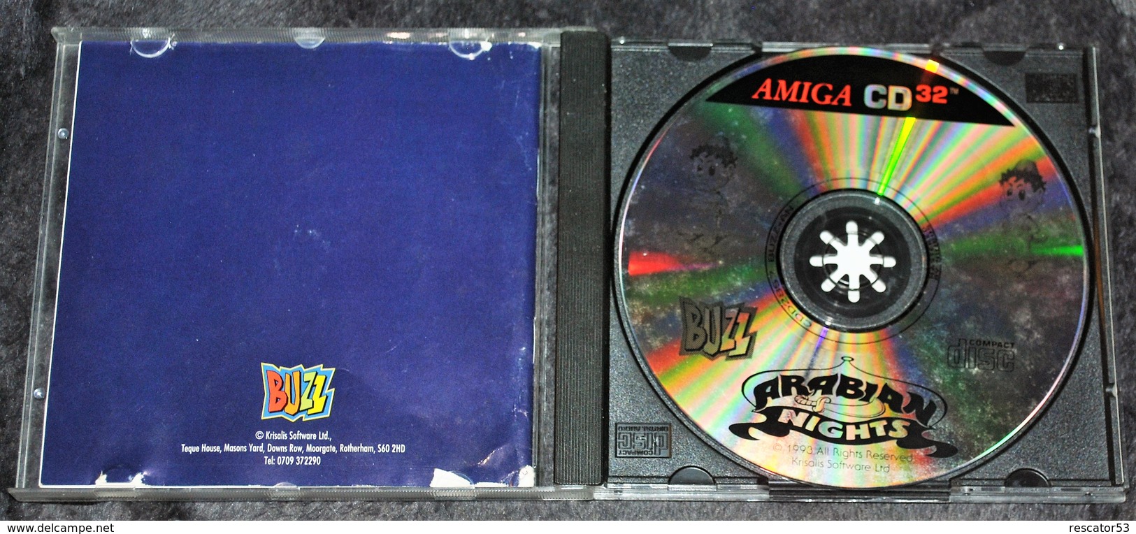 Très Rare Console Jeux Amiga CD32 Commodore Arabian Night Buzz - Autres & Non Classés