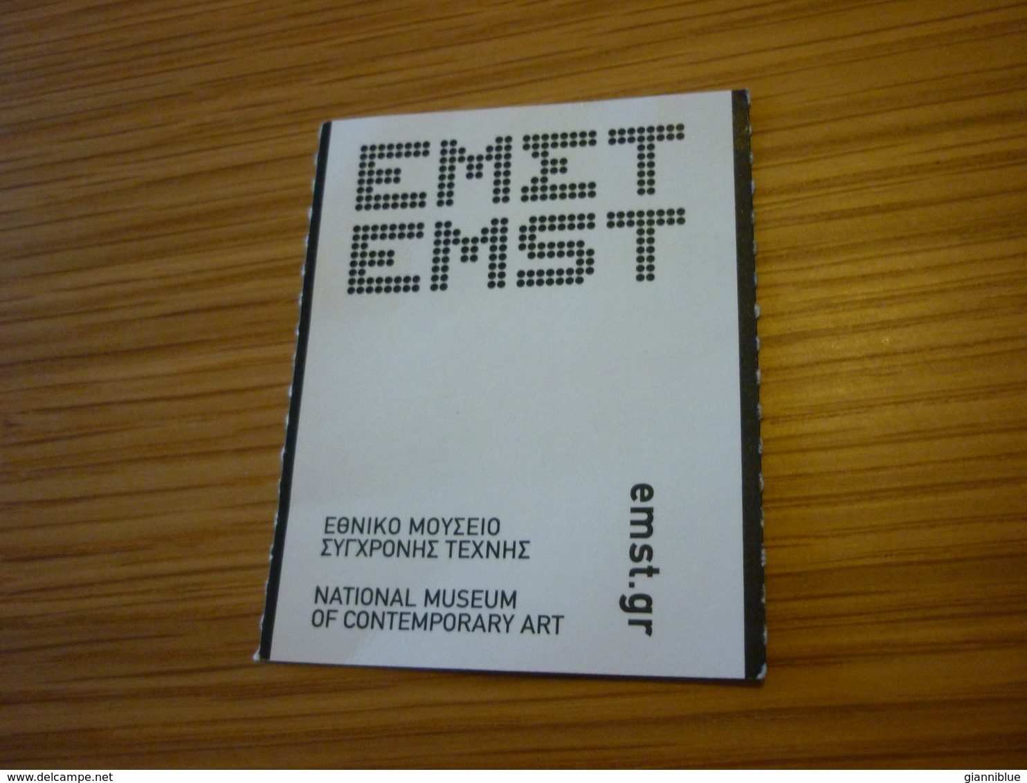 National Museum Of Contemporary Art New Acquisitions Greece Greek Ticket - Tickets - Vouchers