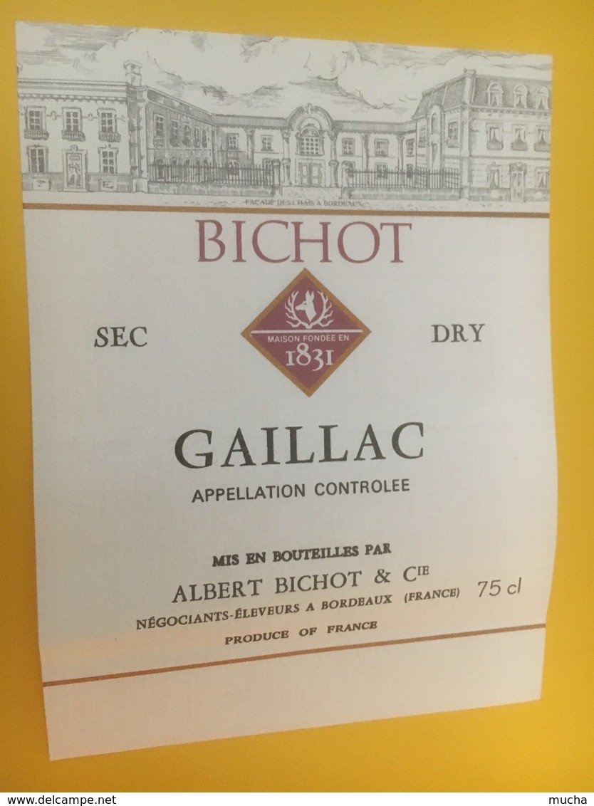 8356 - Gaillac Sec Bichot - Bordeaux