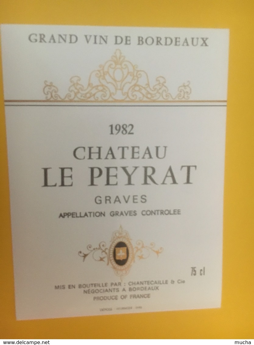 8364 - Château Le Peyrat 1982 Graves - Bordeaux