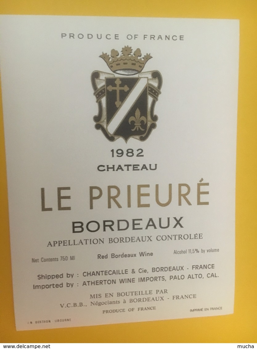 8365 - Château Le Prieuré 1982 - Bordeaux