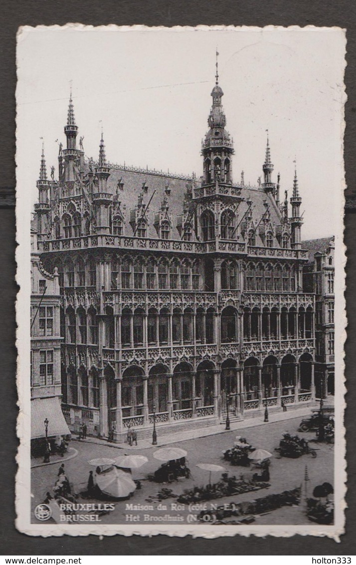 The King's House, Brussels, Belgium - Real Photo - Used 1937 - Other & Unclassified