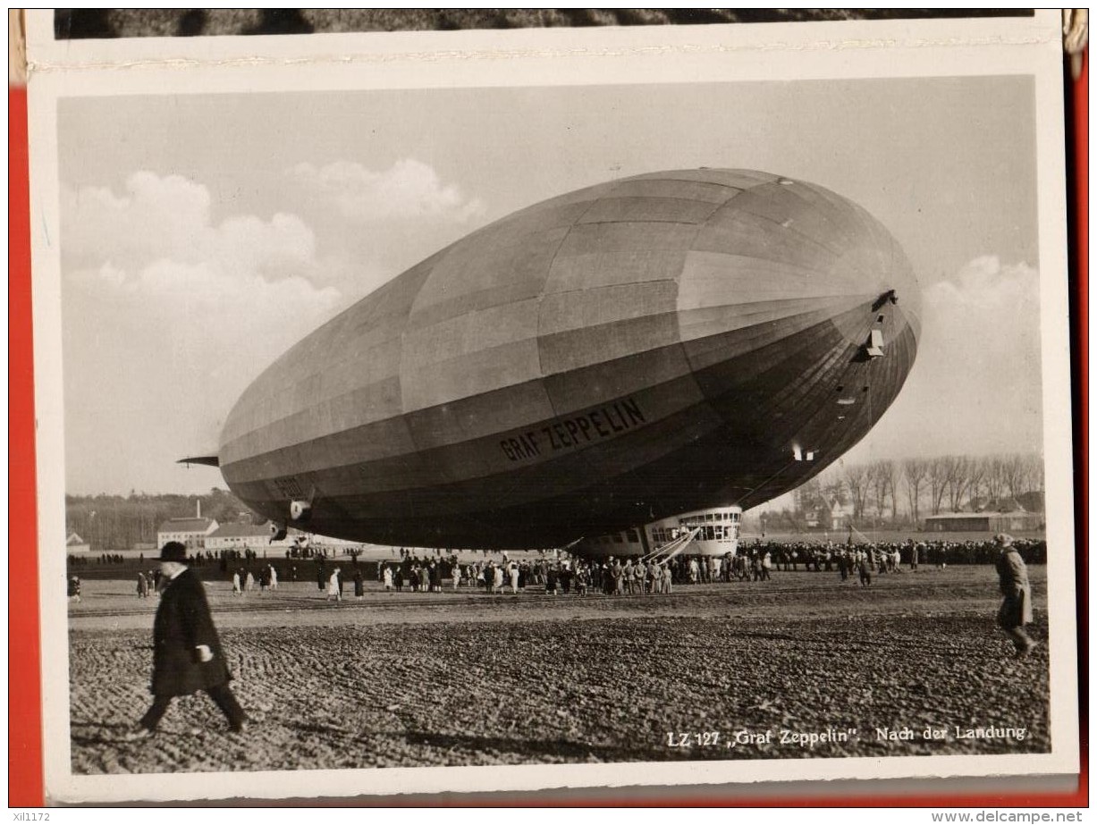 GCE-24 Graf Zeppelin Leporello De 10 Cartes, Très Bon état. - Dirigeables